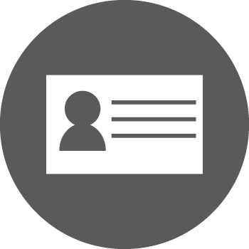 card service bureau icon